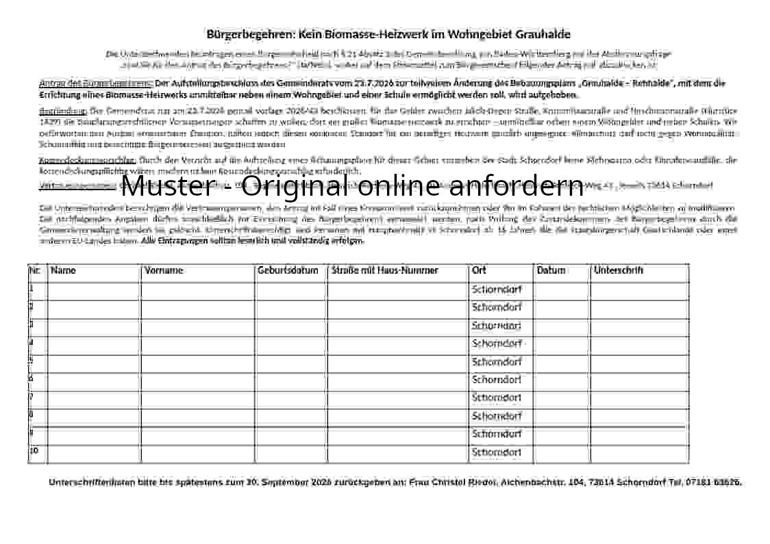 Bürgerbegehren