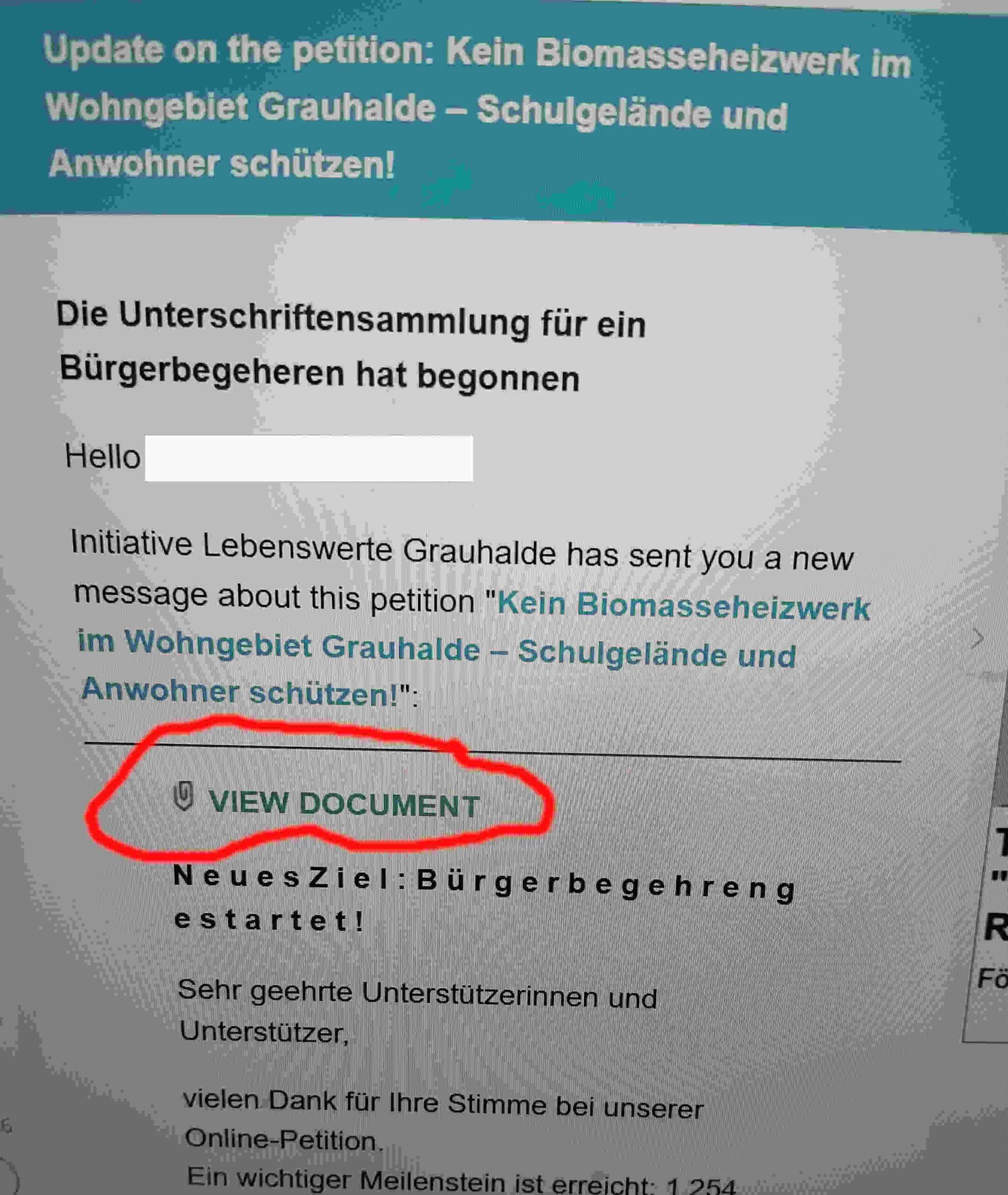 Bürger-begehren unter-schreiben! Machen Sie es sich und uns leicht: